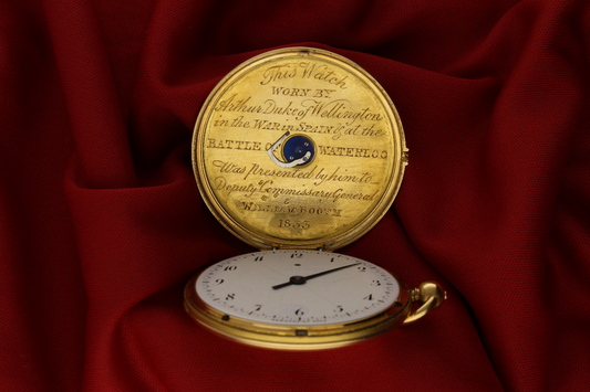Montre à Tact pocket watch by Breguet, Purchased by the Duke of Wellington and presented to Commissary General William Booth