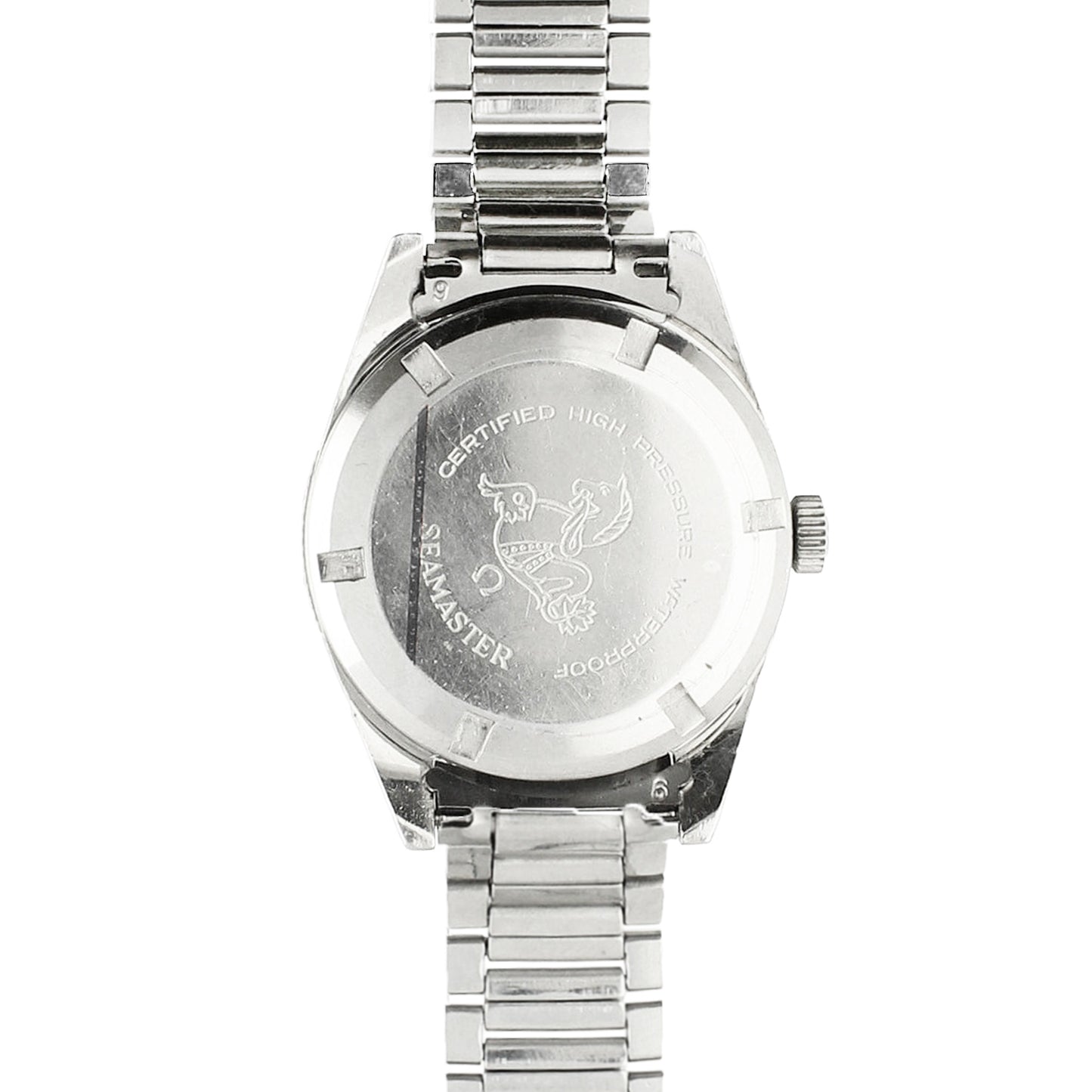 Stainless steel OMEGA 1st Generation Seamaster 300 automatic wristwatch. Made 1962