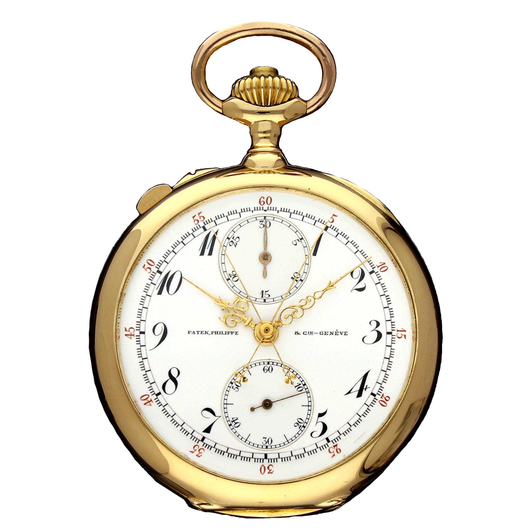 Patek Philippe 18ct yellow gold open face pocket Made 1904