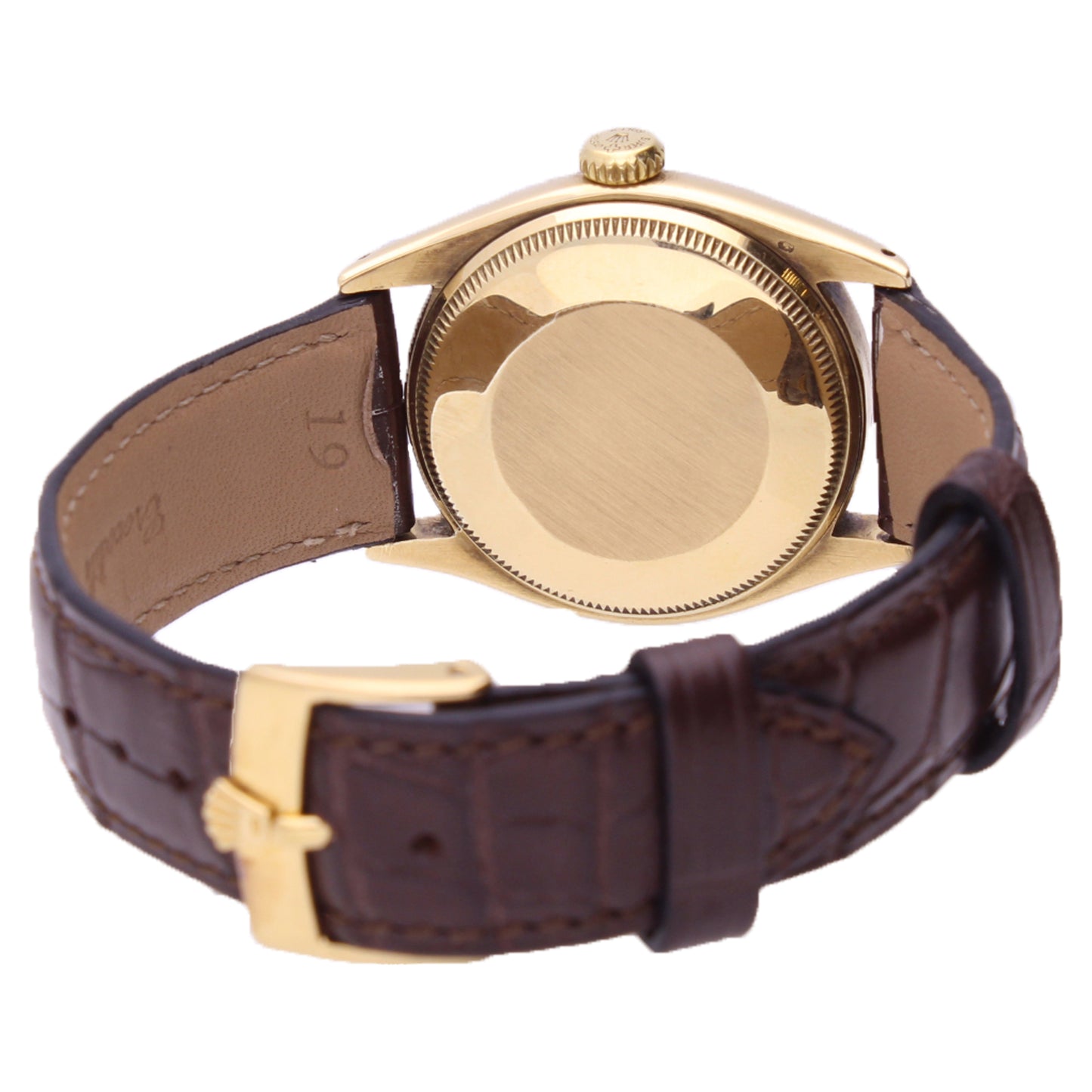 14ct yellow gold Rolex ref. 6048 oyster perpetual 'Bubble back' wristwatch. Made 1960