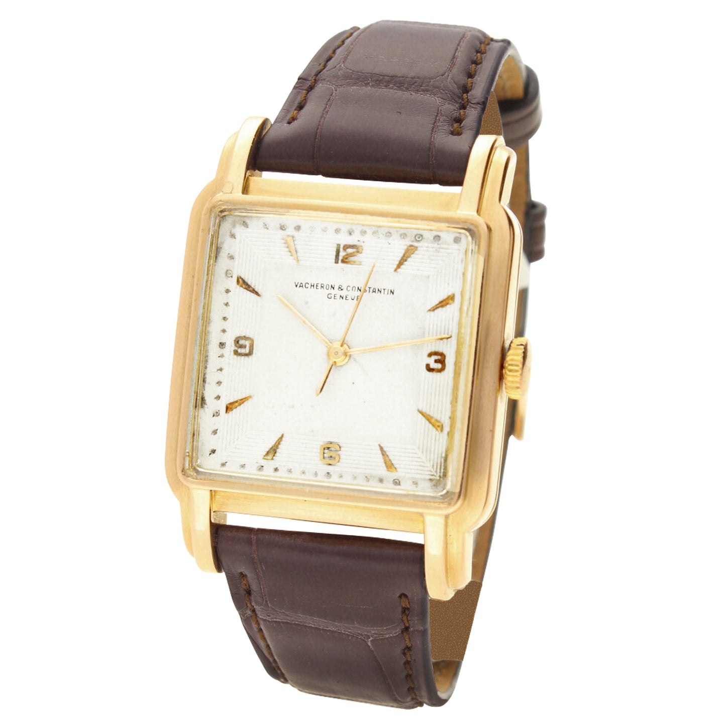 18ct rose gold Vacheron & Constantin ref. 4657 'bumper' automatic wristwatch. Made 1950