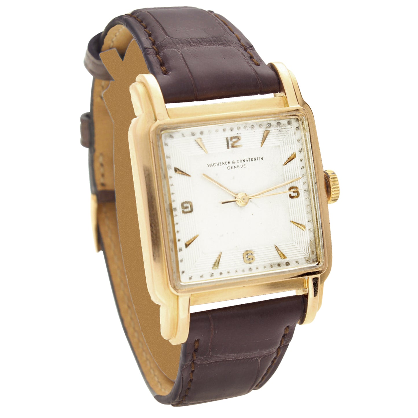 18ct rose gold Vacheron & Constantin ref. 4657 'bumper' automatic wristwatch. Made 1950