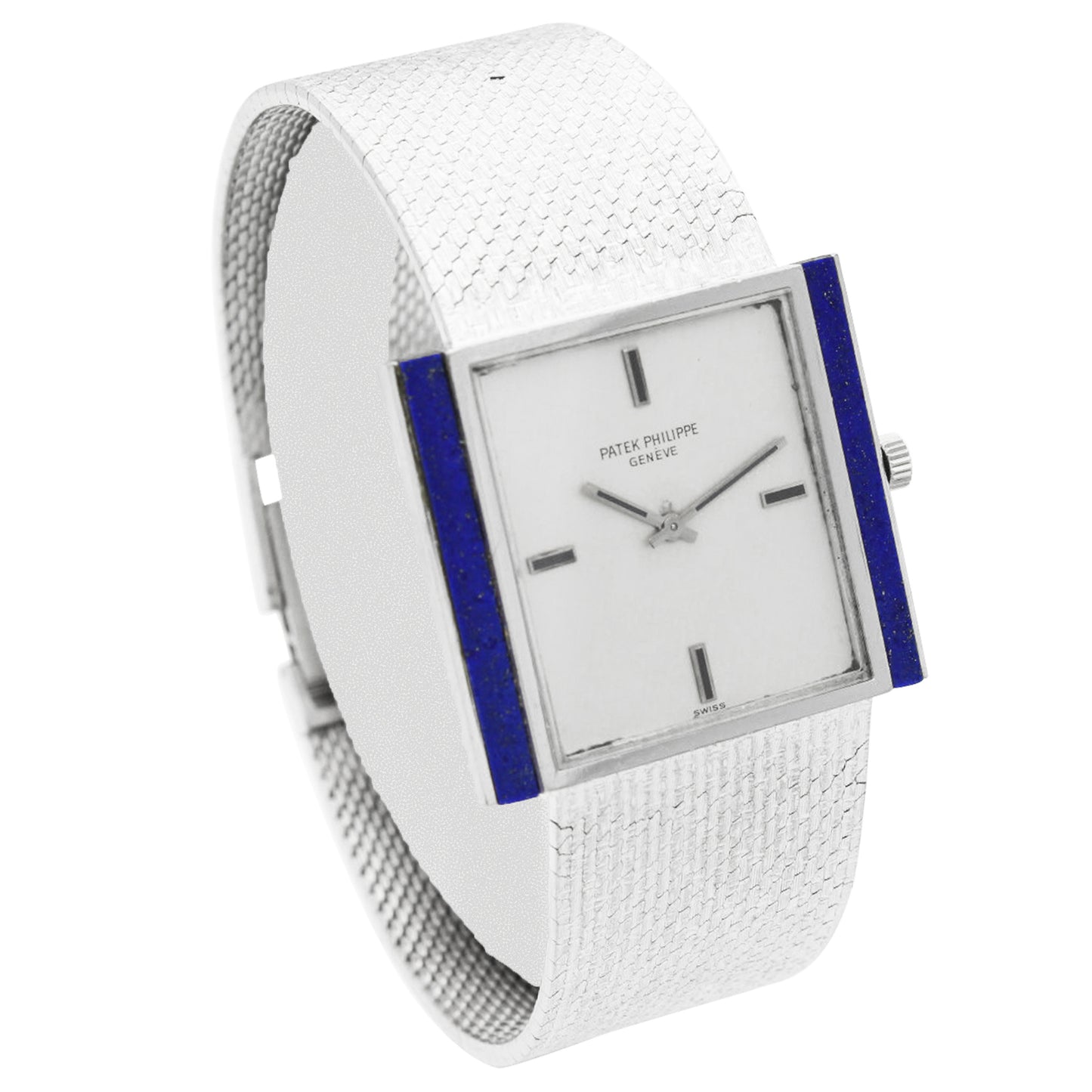 18ct white gold Patek Philippe ref. 3578/1 bracelet watch. Made 1974