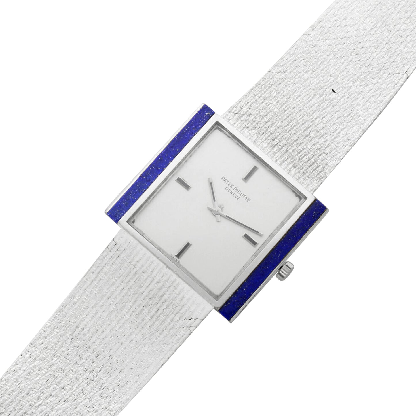18ct white gold Patek Philippe ref. 3578/1 bracelet watch. Made 1974