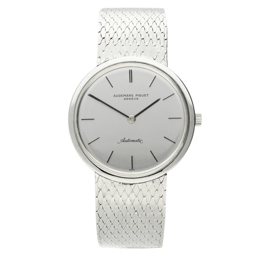 Stainless steel Audemars Piguet ref. 14538 automatic bracelet watch. Made 1960