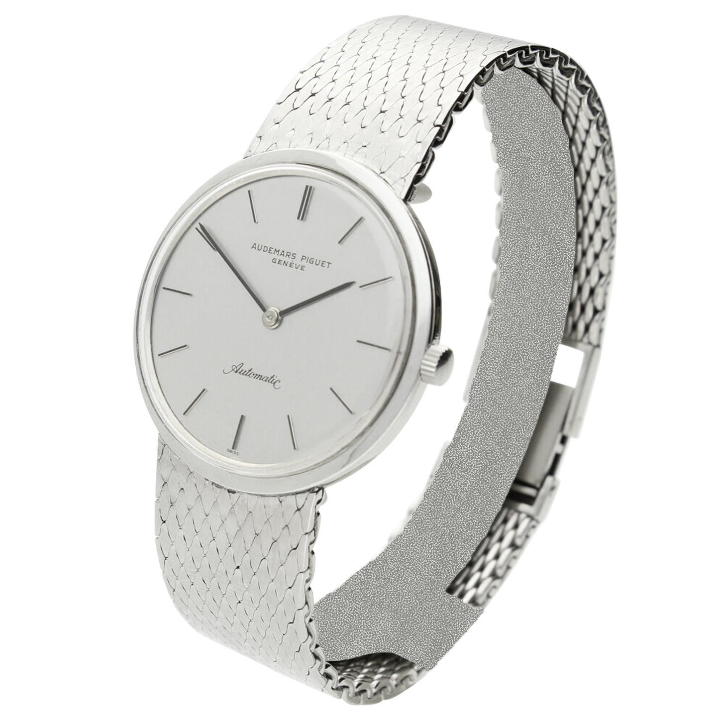 Stainless steel Audemars Piguet ref. 14538 automatic bracelet watch. Made 1960