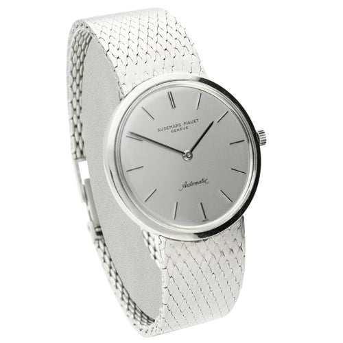 Stainless steel Audemars Piguet ref. 14538 automatic bracelet watch. Made 1960