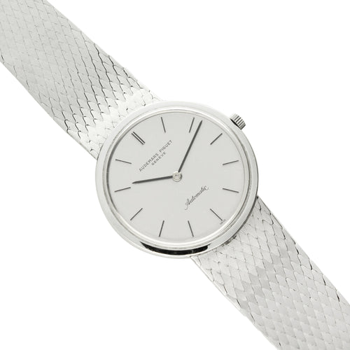 Stainless steel Audemars Piguet ref. 14538 automatic bracelet watch. Made 1960