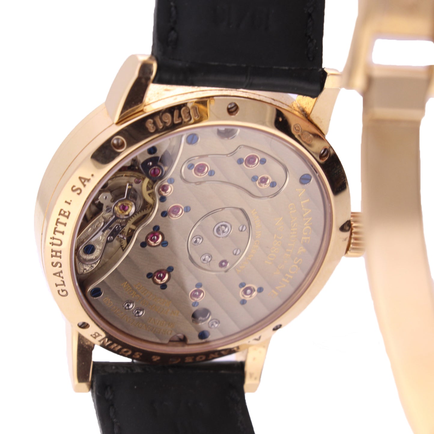 18ct rose gold A. Lange & Söhne 'Little Lange 1' wristwatch. Made 2000