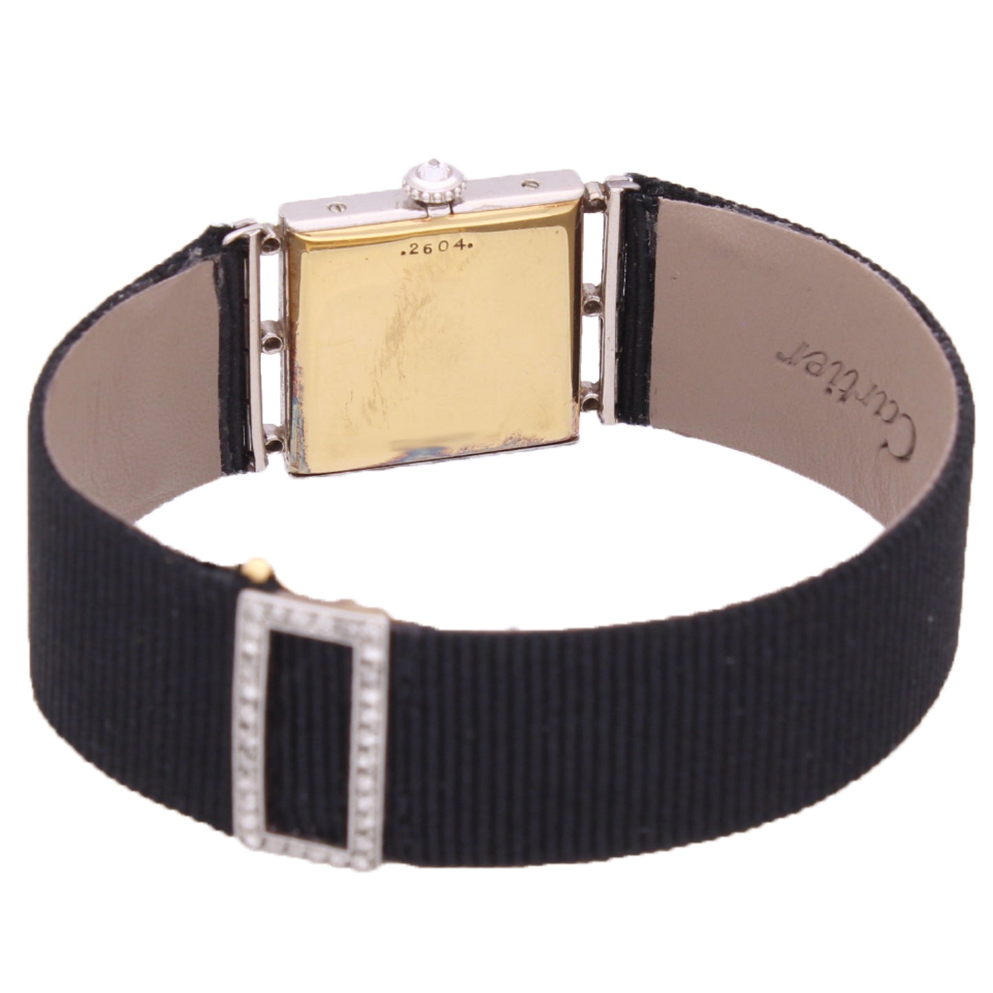 Platinum and dismond set Cartier wristwatch. Made 1920's