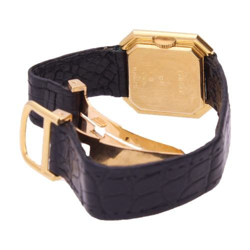 18ct yellow gold Cartier Ceinture wristwatch. Made 1970's