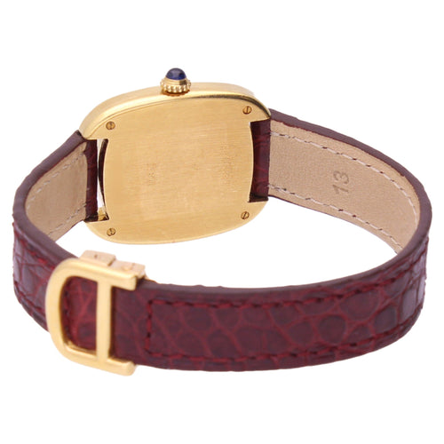 18ct yellow gold Cartier ref. 78079 'Gondole' wristwatch. Made 1970