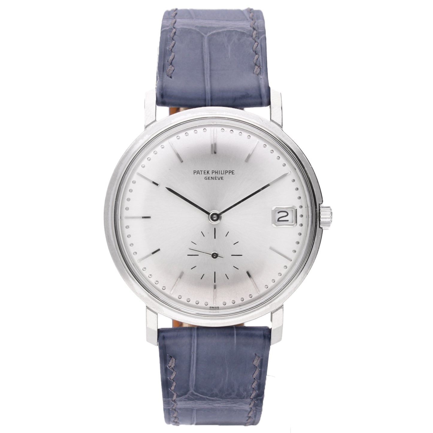 18ct white gold Patek Philippe ref. 3445 Calatrava automatic wristwatch. Made 1971