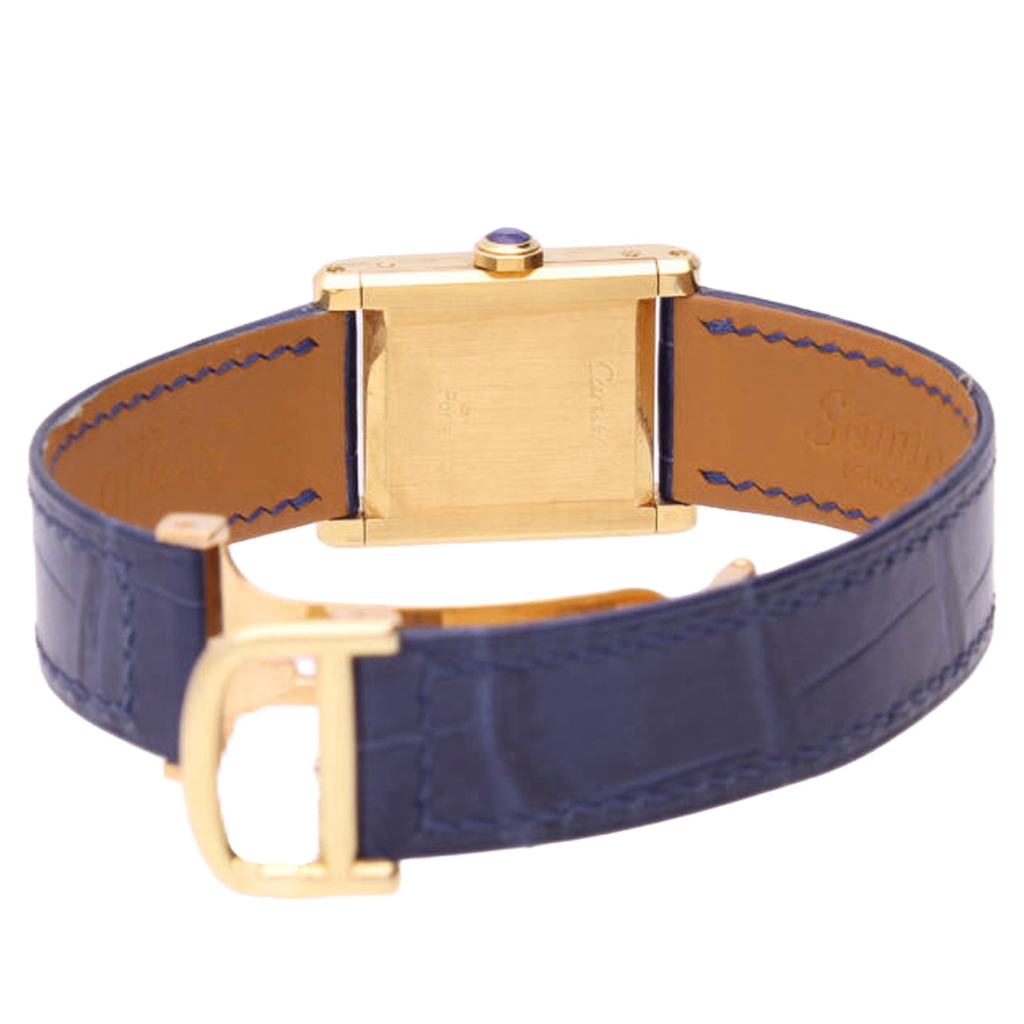 18ct yellow gold Cartier ref. 78092 Tank Normale wristwatch. Made 1970