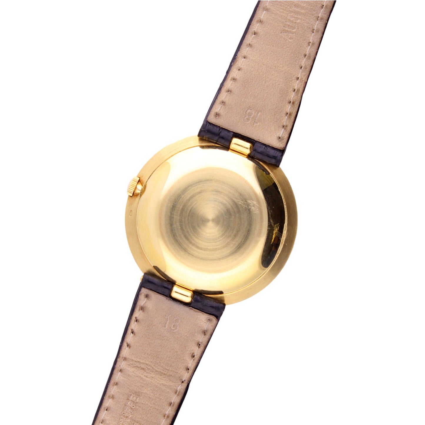 18ct yellow gold Patek Philippe ref. 3495 'oversized' Calatrava wristwatch, retailed by TIFFANY. Made 1964
