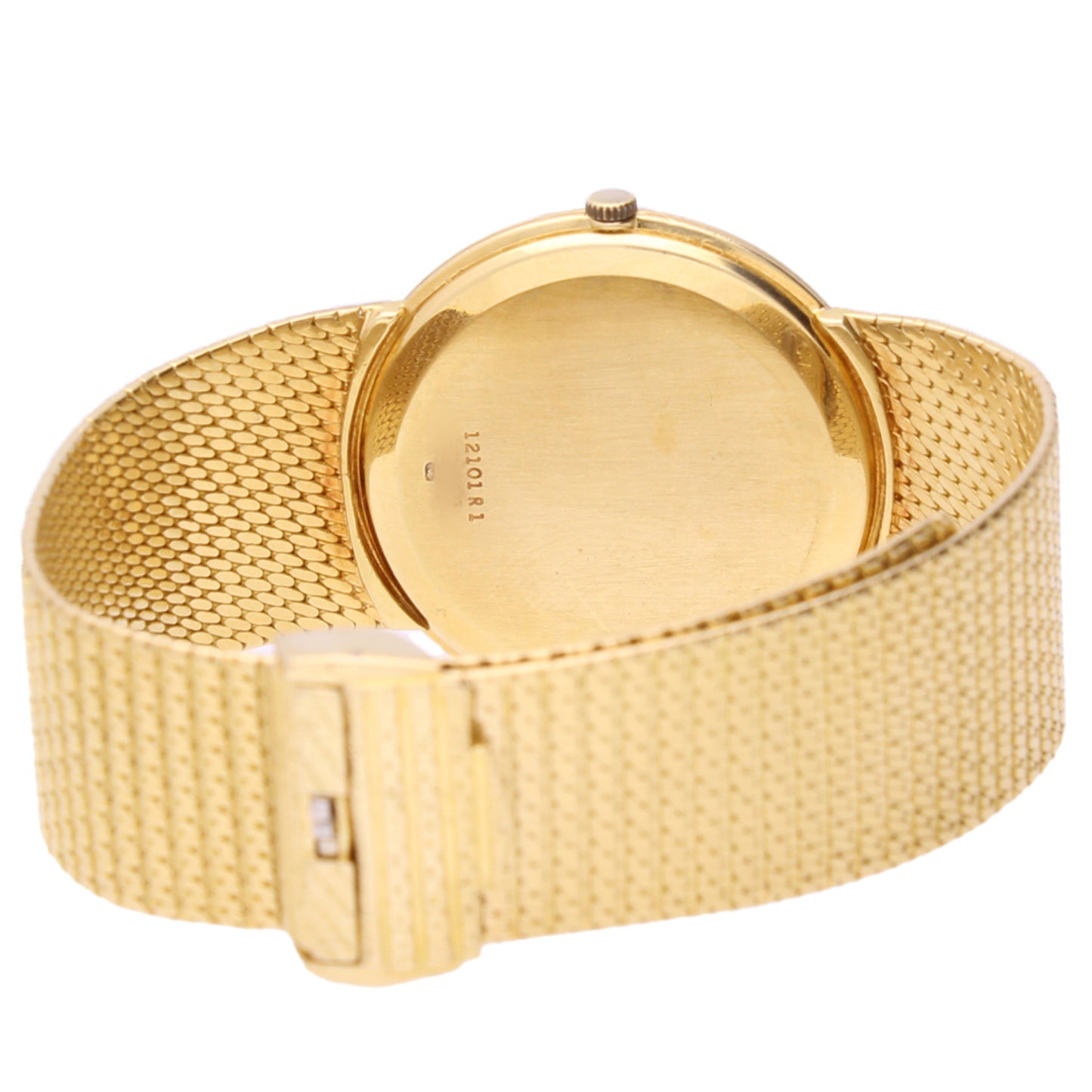 18ct yellow gold Piaget ref. 12101 Automatic bracelet watch. Made 1980