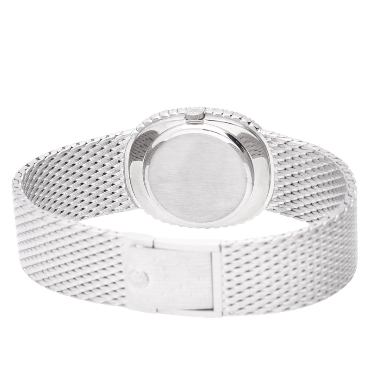 18ct white gold Patek Philippe ref. 3748 Ellipse bracelet watch. Made 1977
