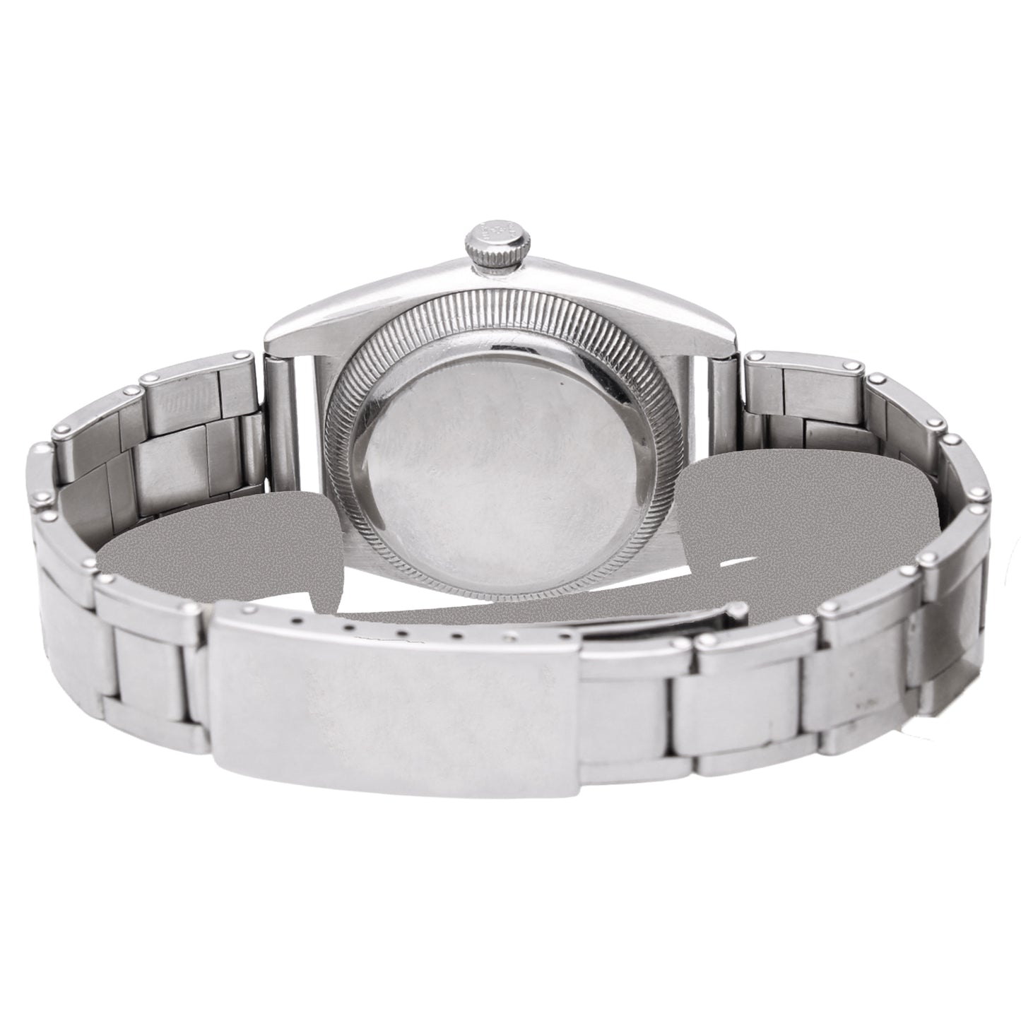 Stainless steel Rolex ref. 2940 Bubbleback Oyster Perpetual bracelet watch. Made 1940