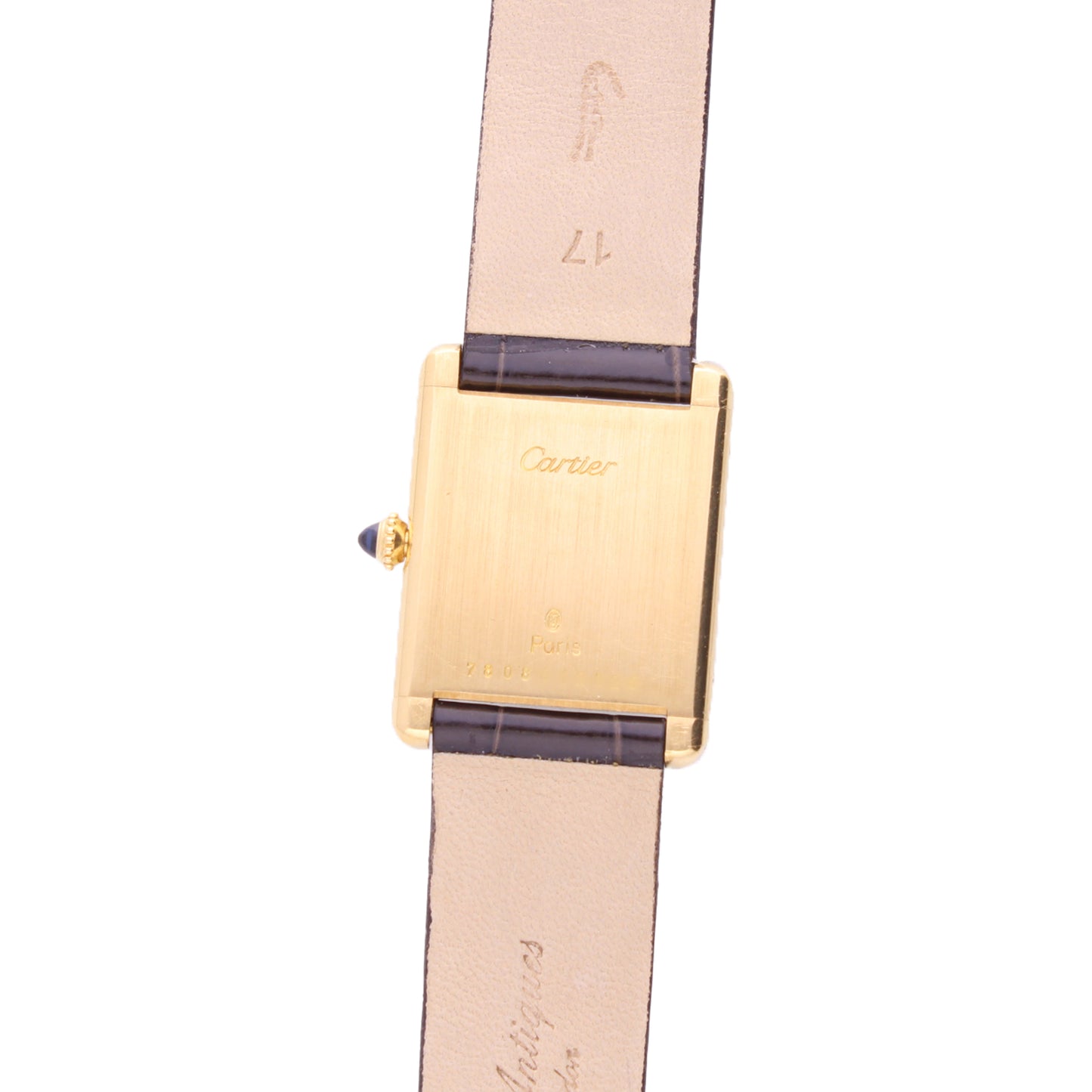 18ct yellow gold Cartier Tank LC wristwatch. Made 1970's