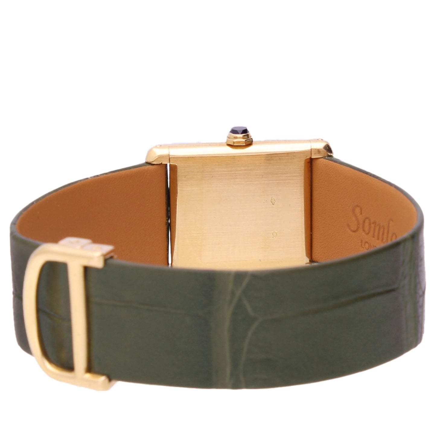 18ct yellow gold Cartier Tank LC wristwatch. Made 1960