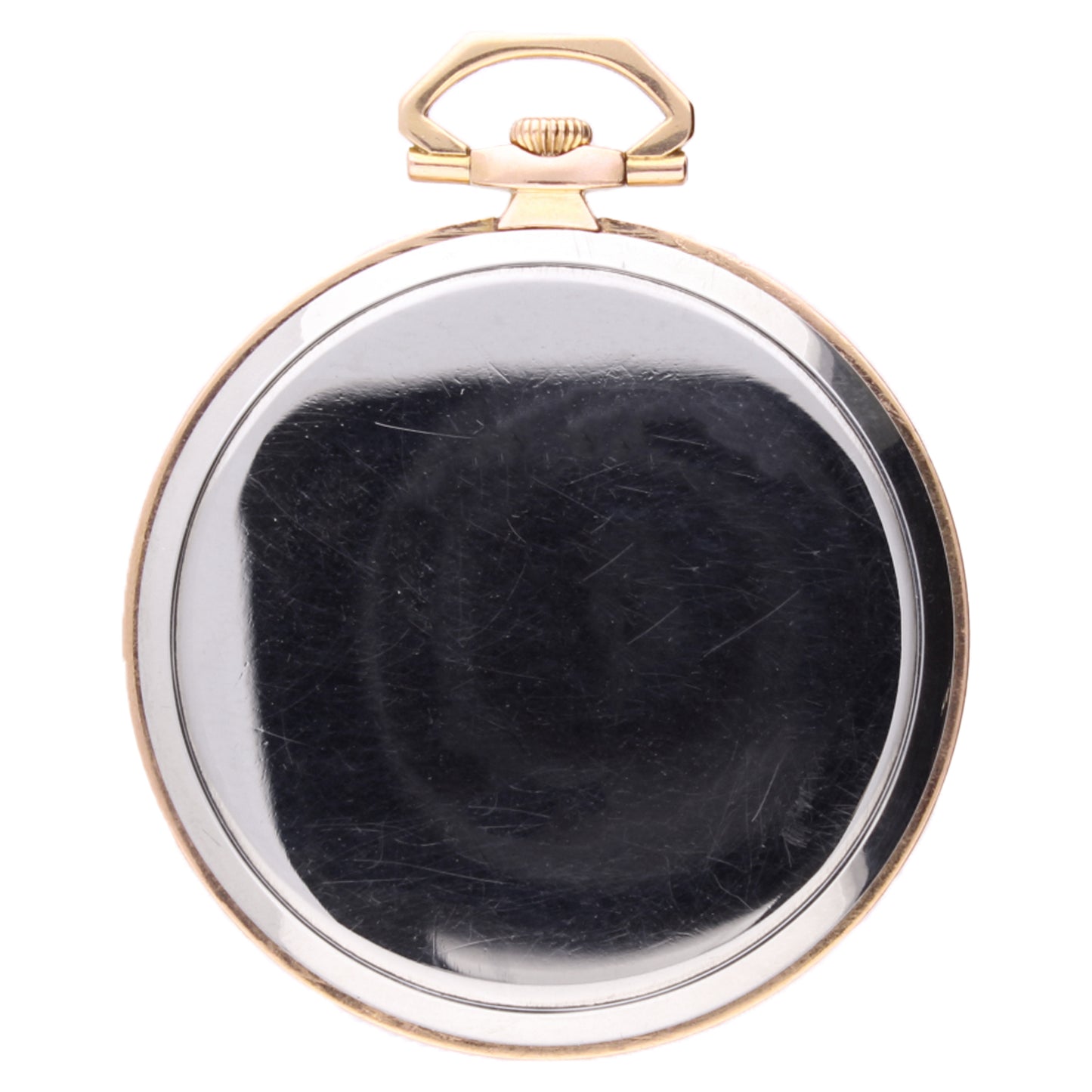 18ct white & rose gold Patek Philippe open faced pocketwatch. Made 1929