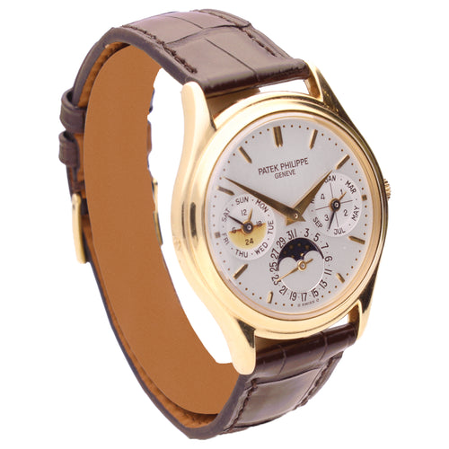 18ct yellow gold Patek Philippe ref. 3940 Perpetual Calendar wristwatch. Made 1991