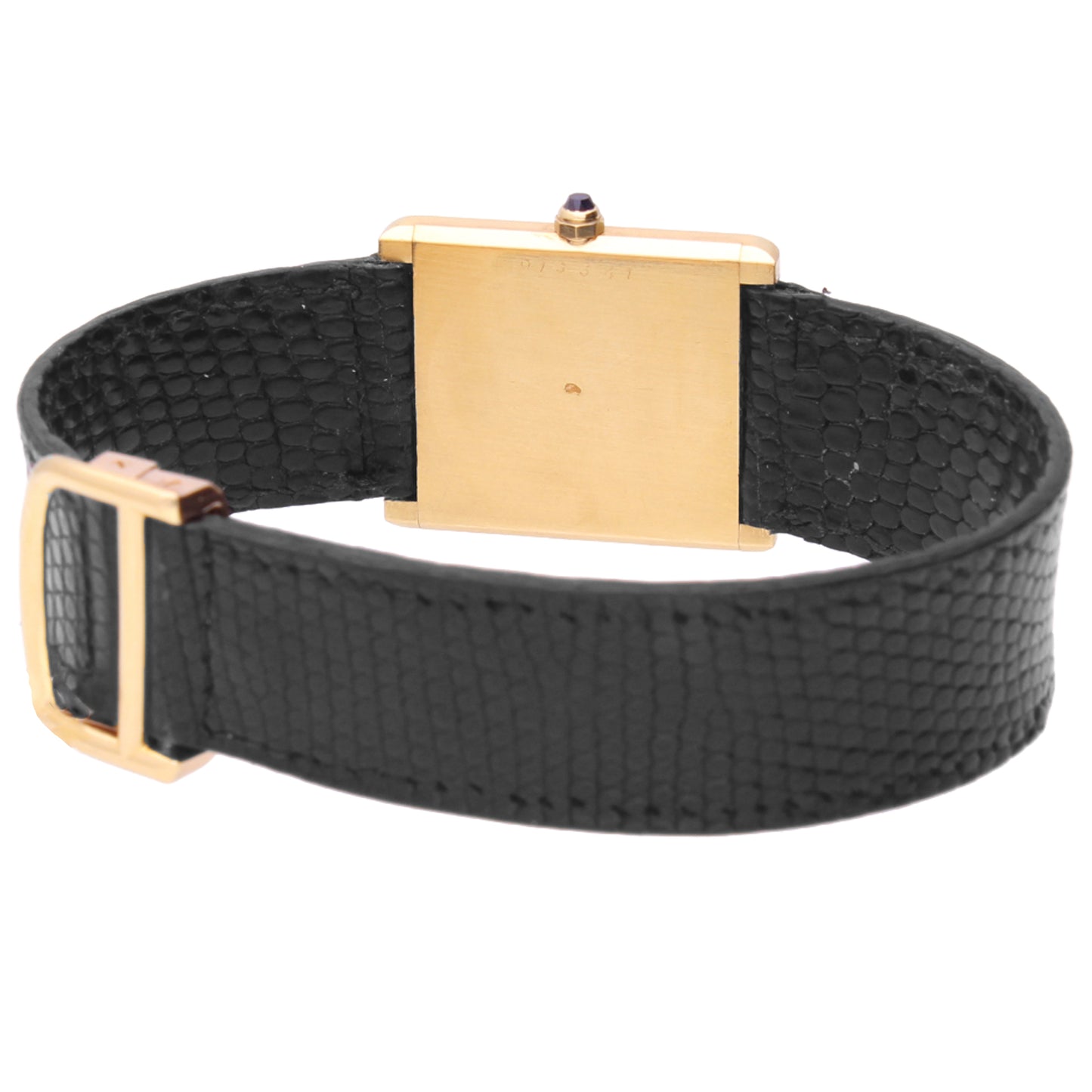 18ct yellow gold Cartier Tank wristwatch. Made 1960