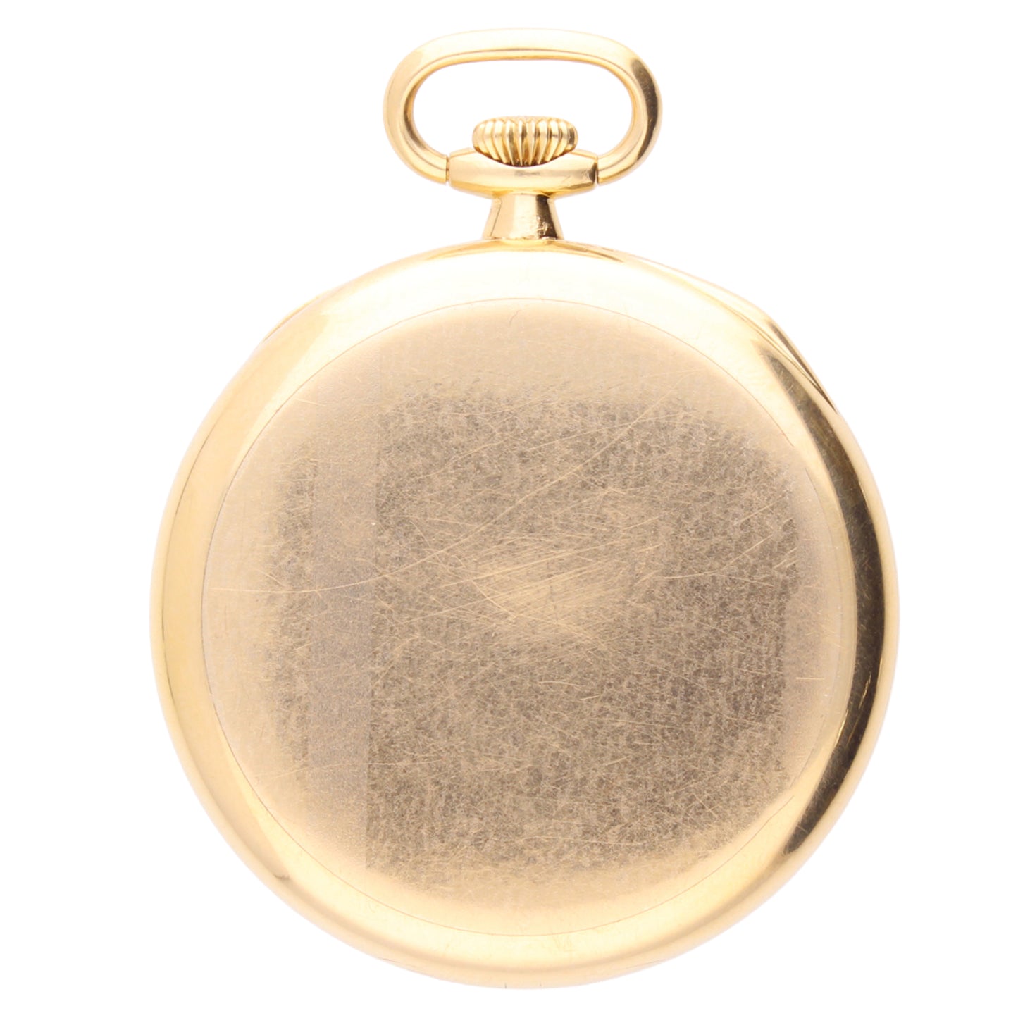 18ct yellow gold Patek Philippe Open face pocket watch, retailed by TIFFANY. Made 1921