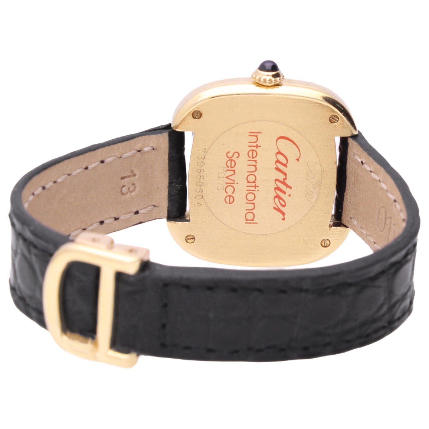 18ct yellow gold Cartier ref. 78085 Gondole wristwatch. Made 1970