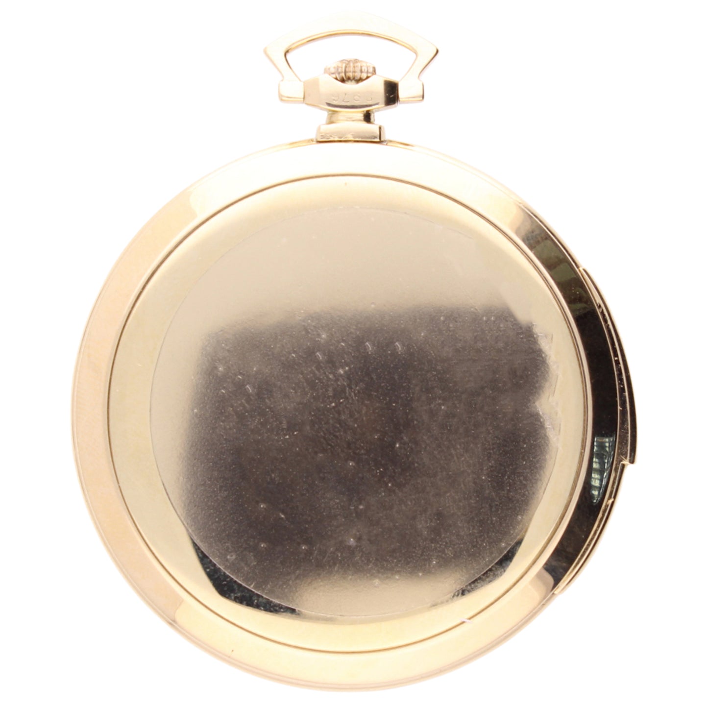 18ct yellow gold Cartier Open faced minute repeating pocketwatch with enamel dial.