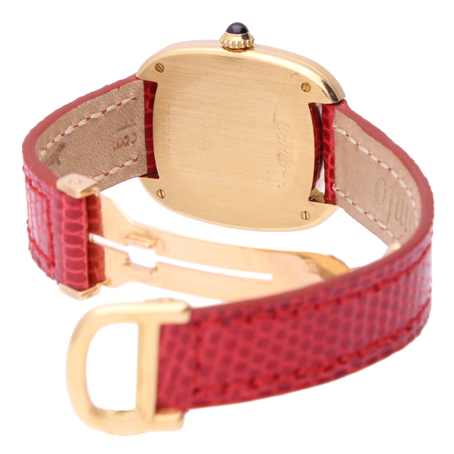 18ct yellow gold Cartier Gondole wristwatch. Made 1970