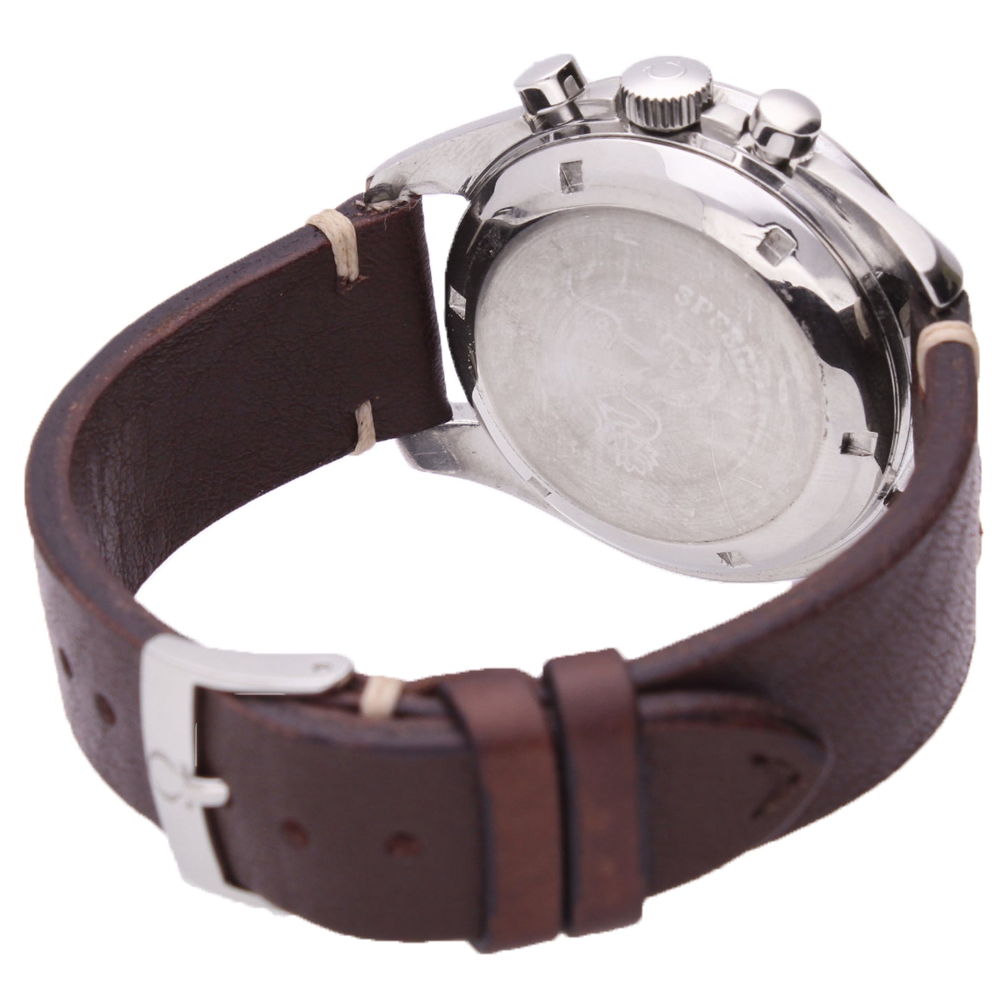 Stainless steel OMEGA ref. 105.012 Speedmaster Professional chronograph wristwatch. Made 1967