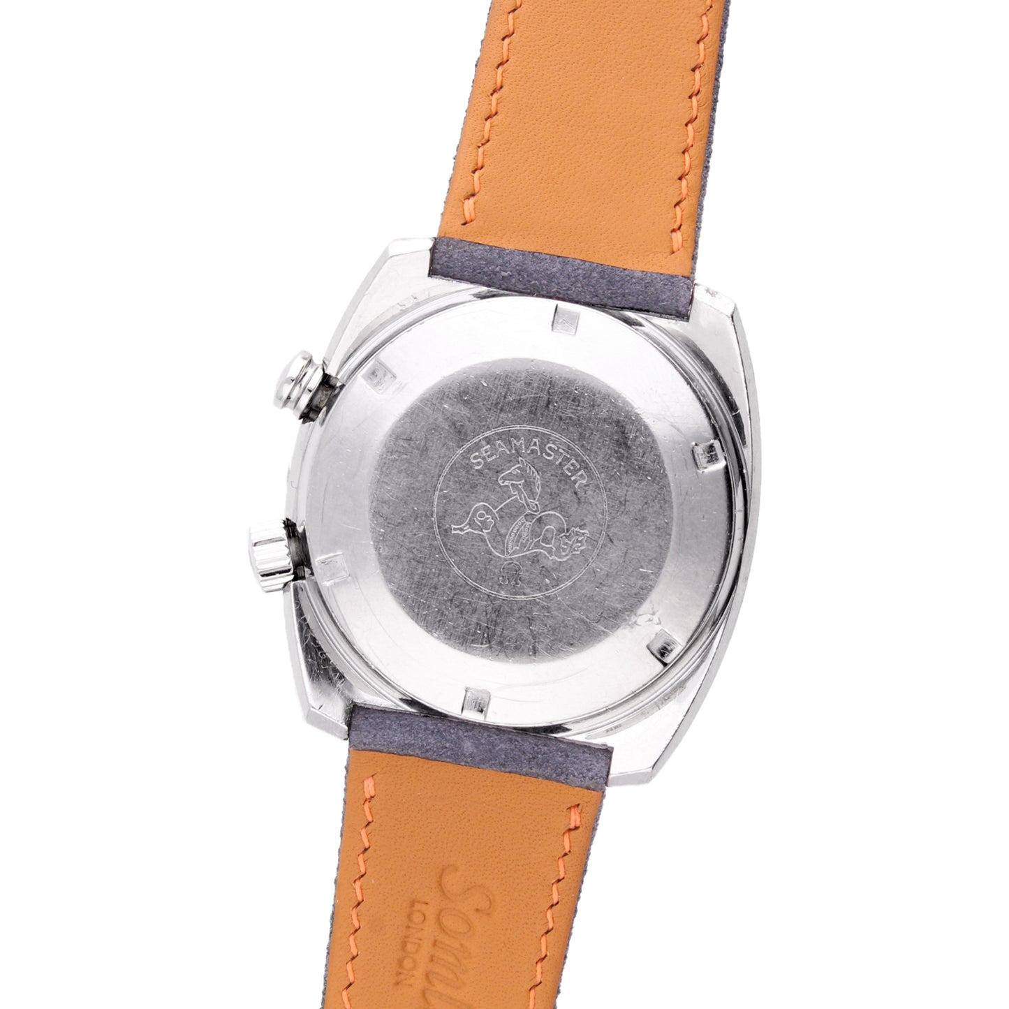 Stainless steel OMEGA Memomatic wristwatch. Made 1971