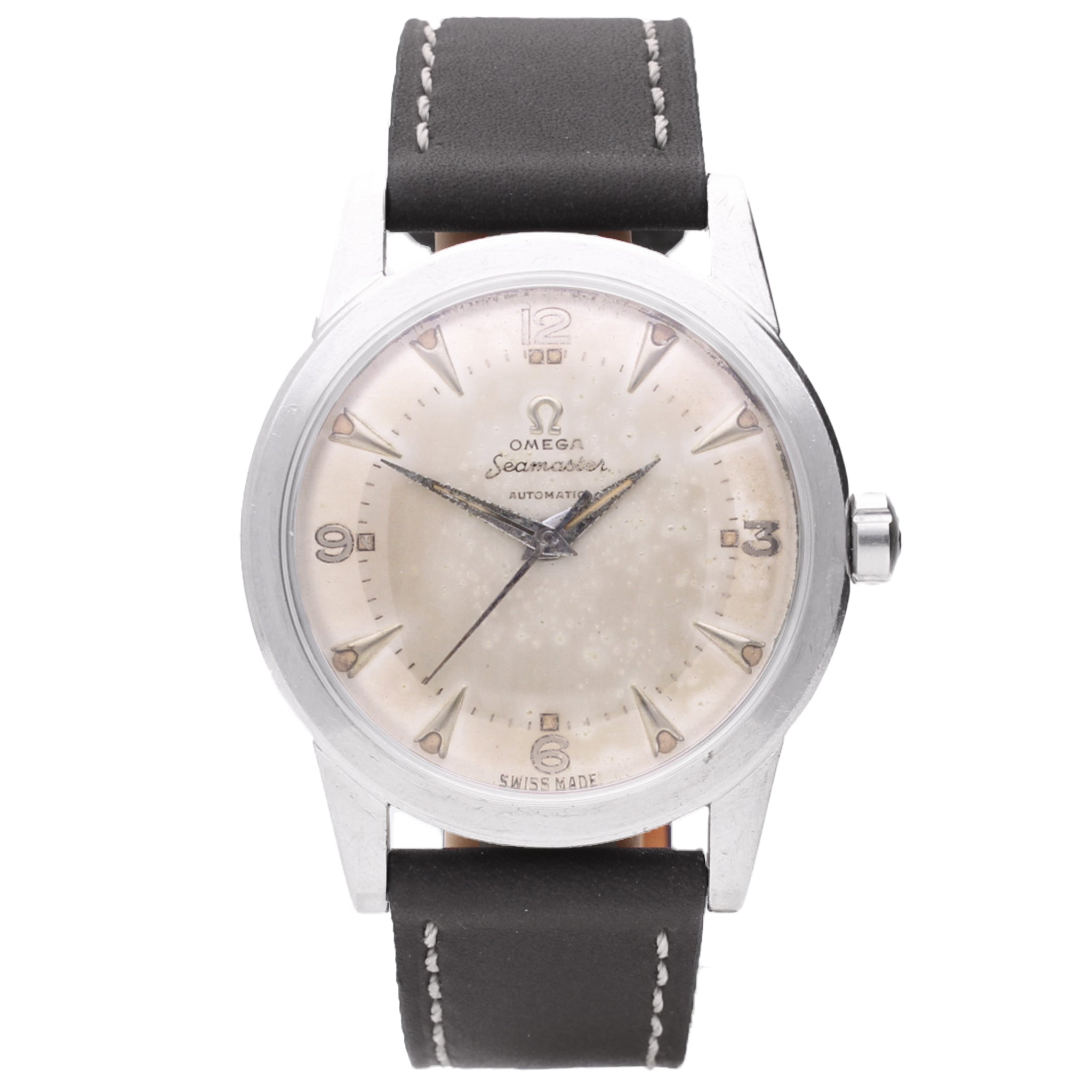 Stainless steel OMEGA Seamaster automatic Made 1952