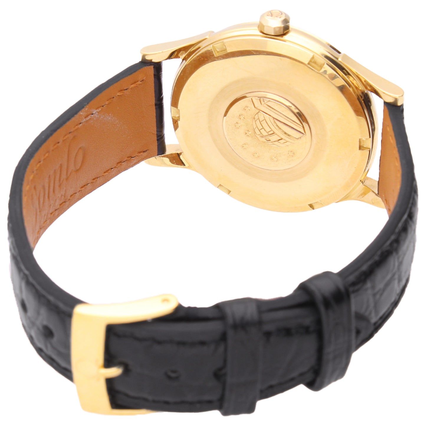 18ct yellow gold OMEGA Constellation automatic chronometer wristwatch retailed by Meister. Made 1961