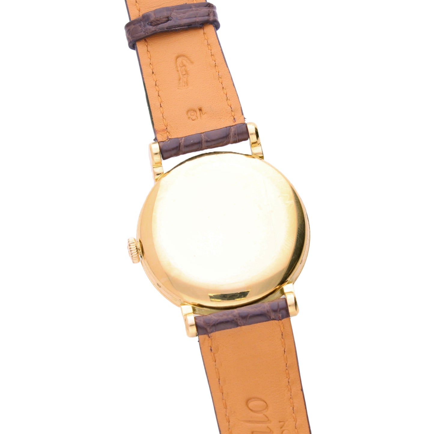 18ct yellow gold OMEGA Cosmic Triple Date Calendar wristwatch. Made 1955