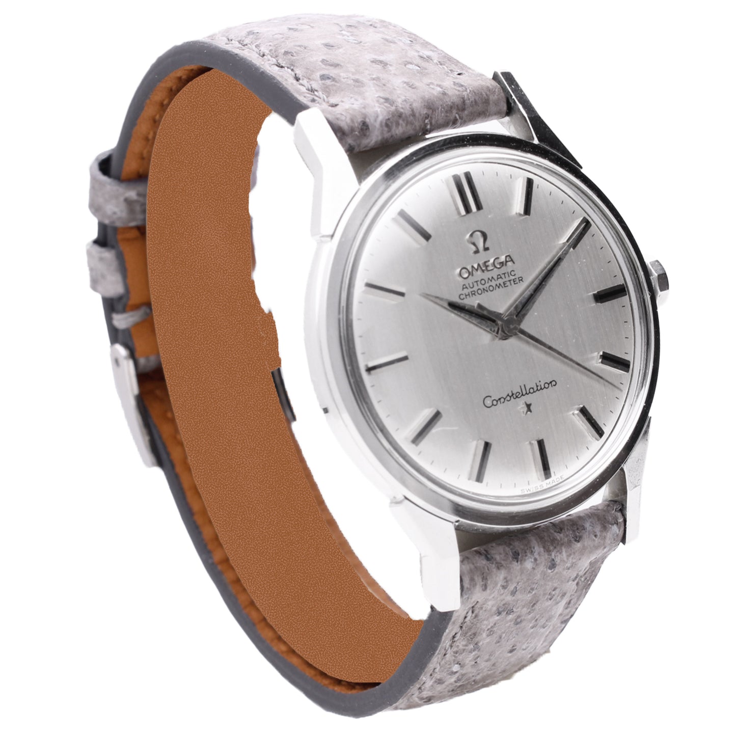 Stainless steel OMEGA Constellation automatic chronometer wristwatch. Made 1954