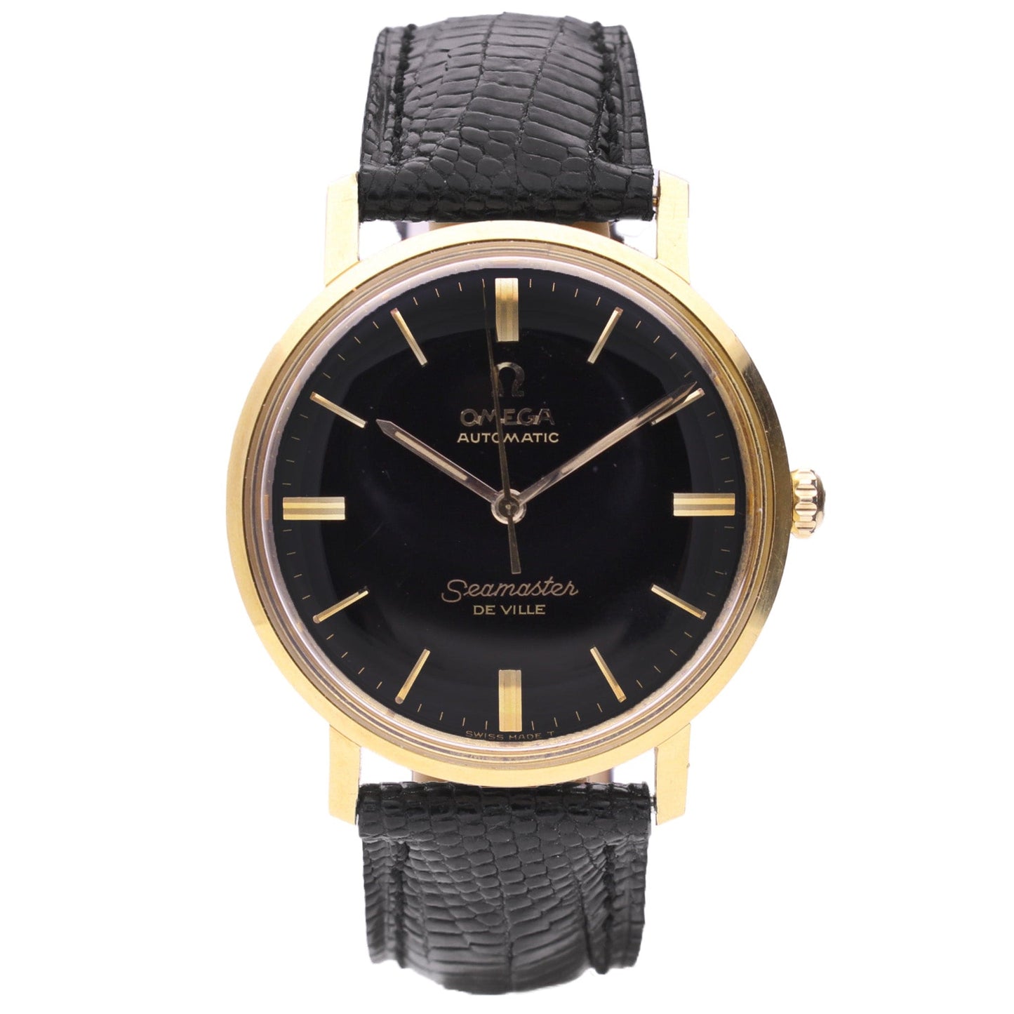 18ct yellow gold OMEGA Seamaster/De Ville automatic wristwatch. Made 1962