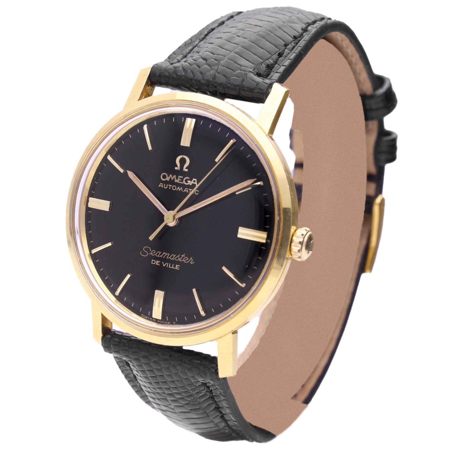 18ct yellow gold OMEGA Seamaster/De Ville automatic wristwatch. Made 1962