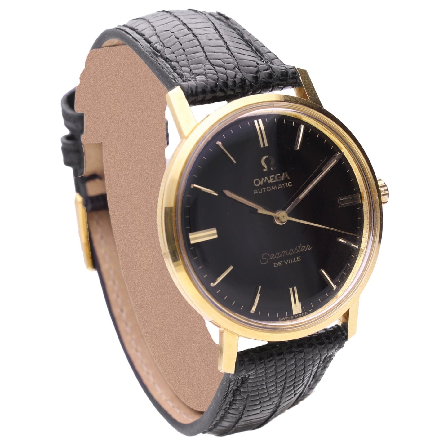 18ct yellow gold OMEGA Seamaster/De Ville automatic wristwatch. Made 1962