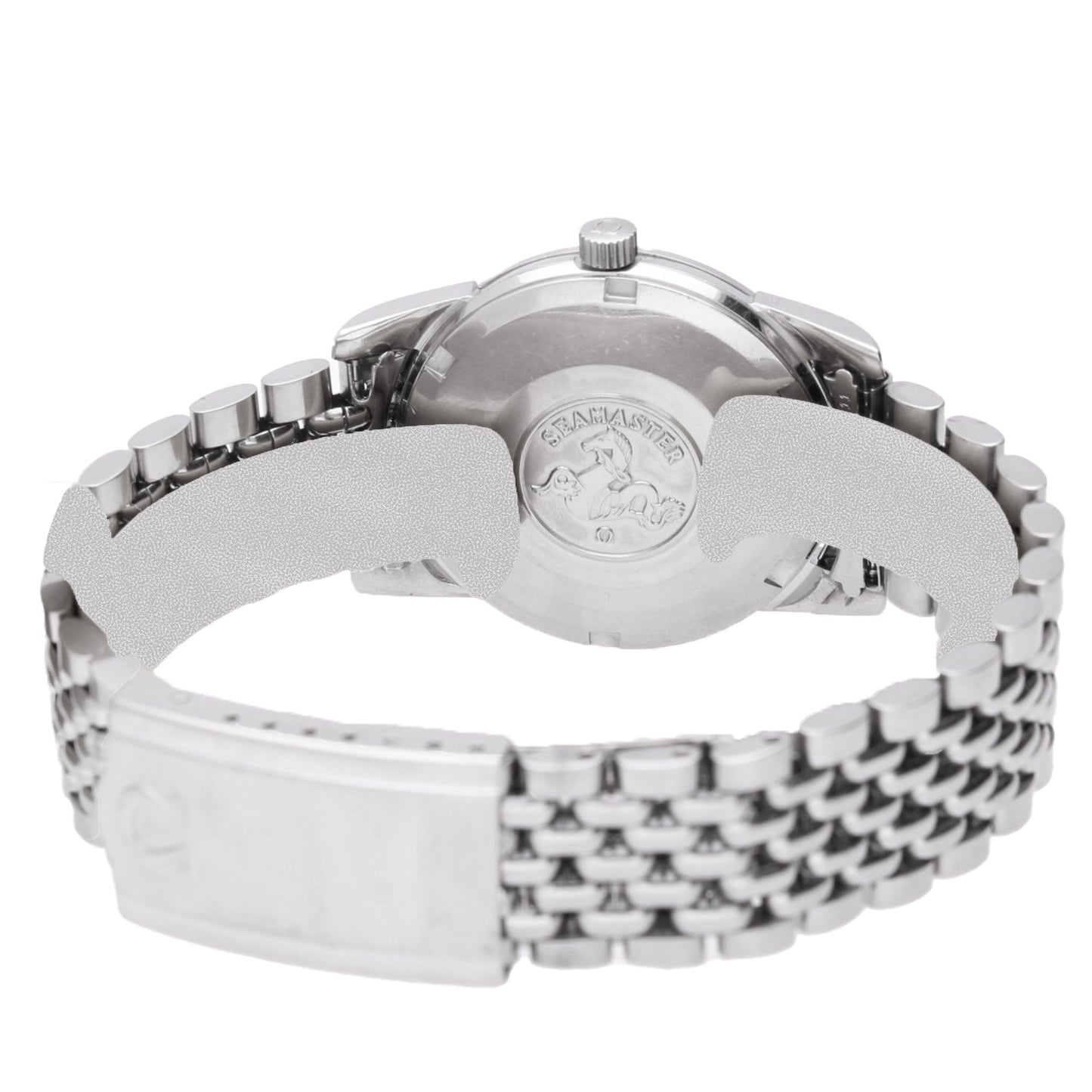 Stainless steel OMEGA Seamaster automatic bracelet watch. Made 1962