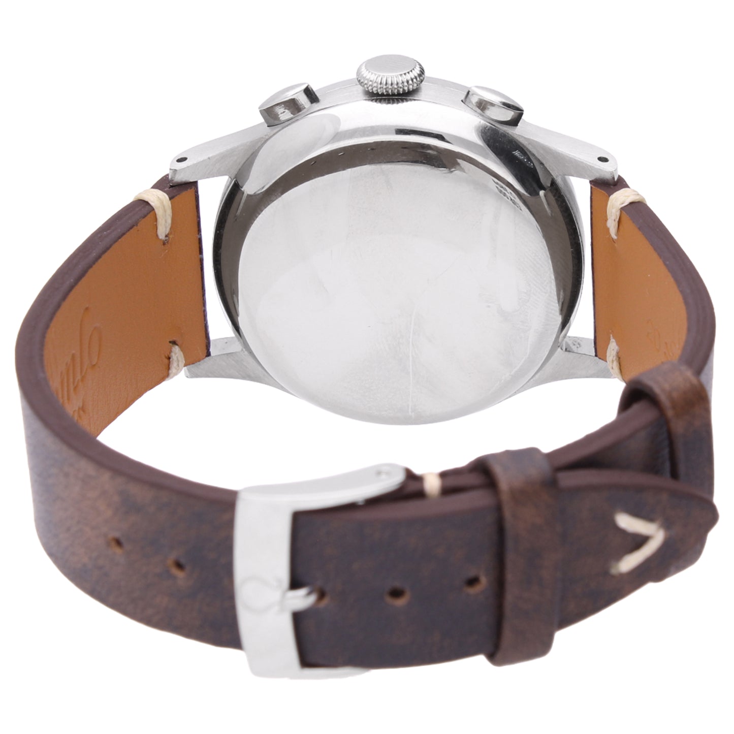 Stainless steel OMEGA 33.3 Chronograph wristwatch.