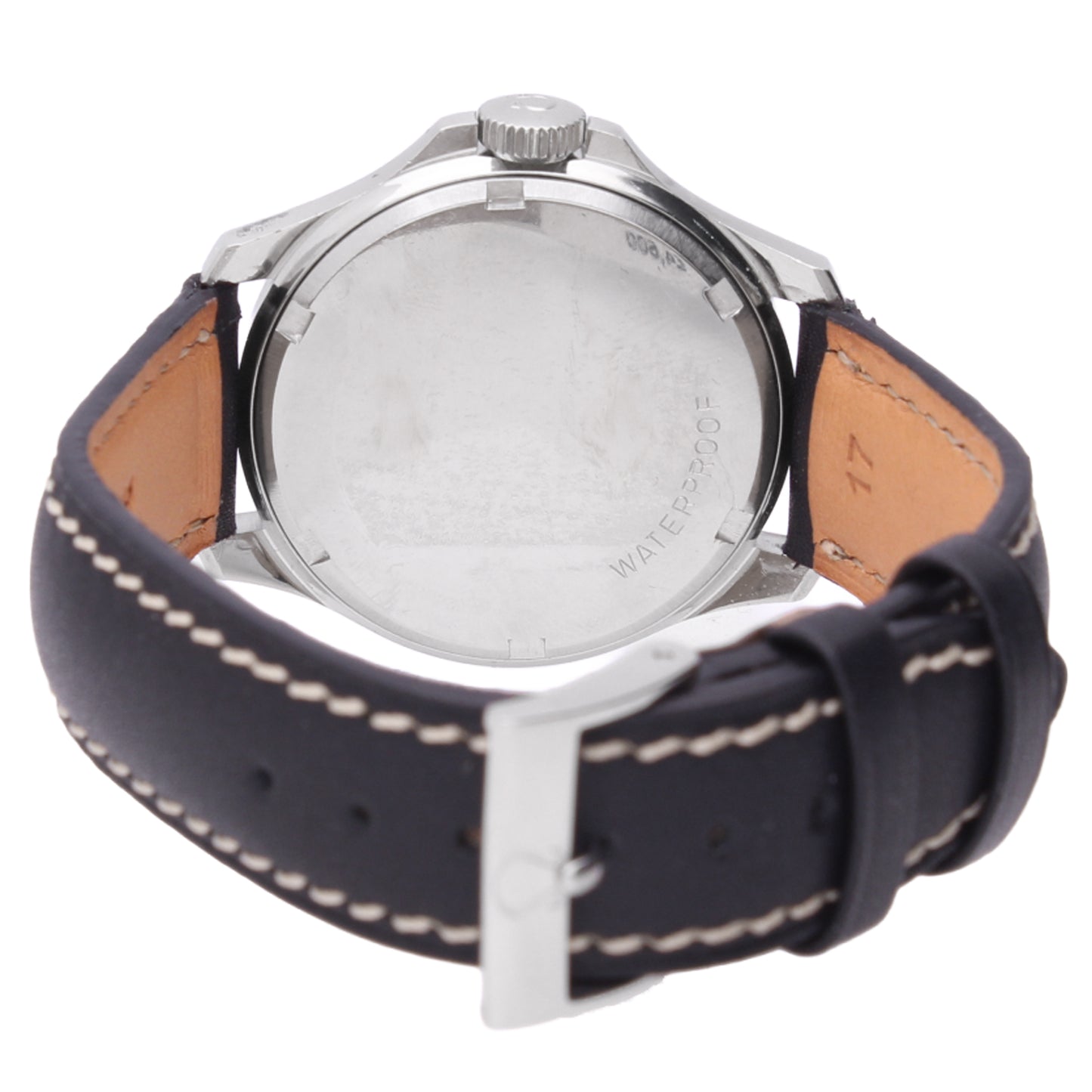 Stainless steel OMEGA Genève 'Admiralty' wristwatch. Made 1969