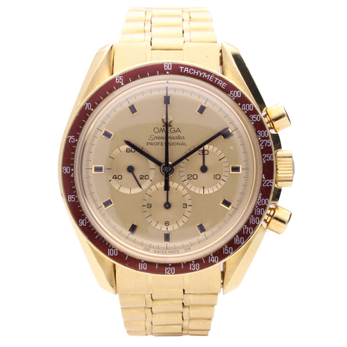 18ct yellow gold OMEGA Speedmaster Apollo XI Professional chronograph  (Limited editon 870/1014). Made 1970