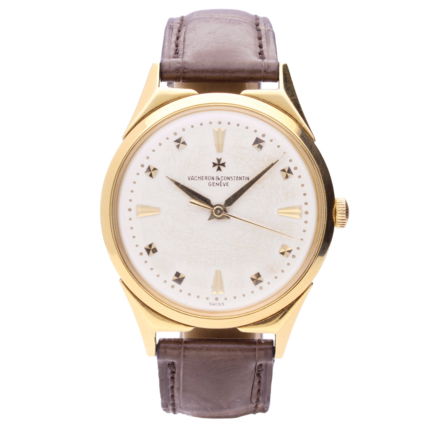 18ct yellow gold Vacheron & Constantin ref. 6111 Chronomètre Royal wristwatch. Made 1957