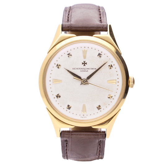18ct yellow gold Vacheron & Constantin ref. 6111 Chronomètre Royal wristwatch. Made 1957