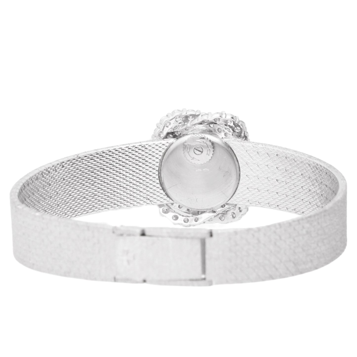 18ct white gold and diamond set Vacheron & Constantin bracelet watch. Made 1970's