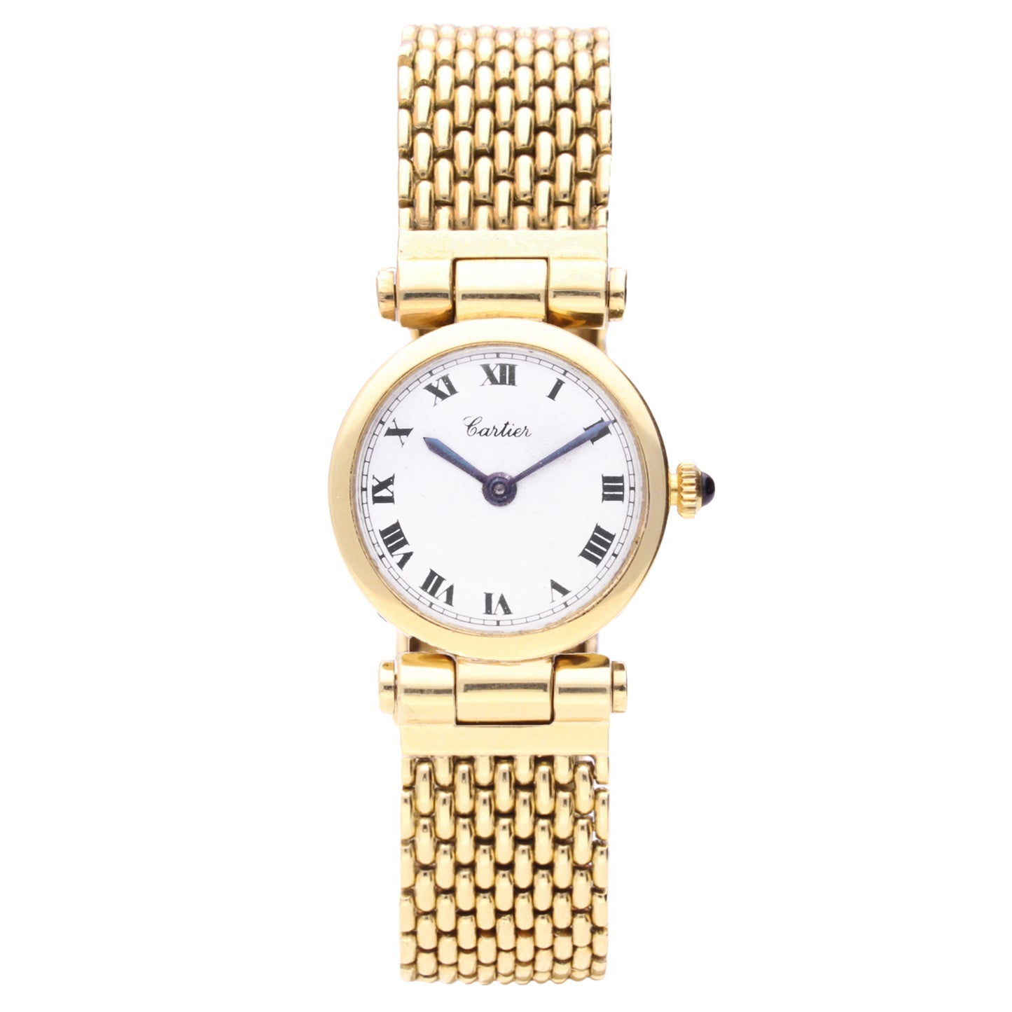 18ct yellow gold Cartier bracelet watch. Made 1944