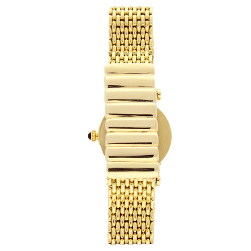 18ct yellow gold Cartier bracelet watch. Made 1944