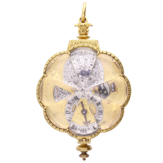 18ct yellow gold & Rock Josephus Quash 'oversized' astronomical pocket watch. Made 1665